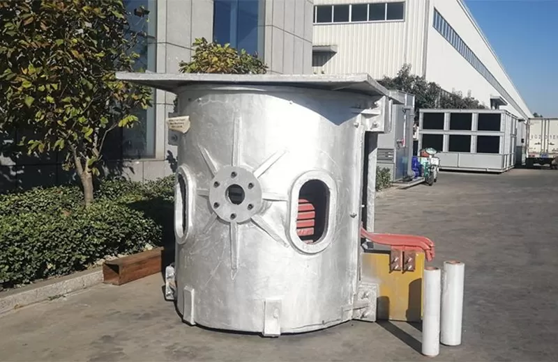 Horno de fusión de aluminio de media frecuencia